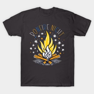 Bonfire night colourful sparkly firework fire T-Shirt